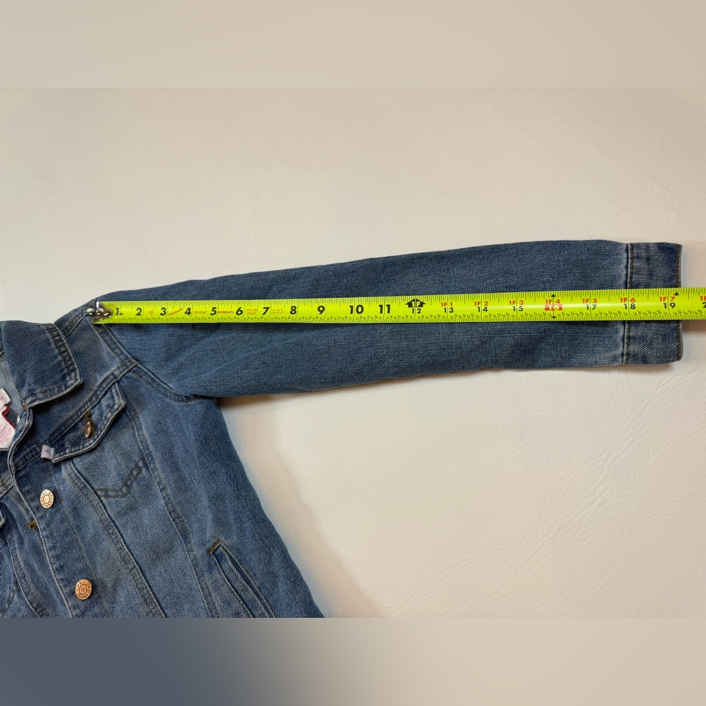 Tommy Bahama Blue Denim Kids Jacket Girls Size 10 (bin P) - Picture 5 of 7